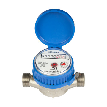 Single Jet Brass Water Meter (1/2" to 1")